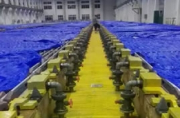 广西金川公司电解厂拉挤格栅走道板安装工程